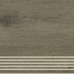 Paradyz Tammi brown engraved stair tread lépcsőlap 29.4 x 59.9