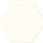 Paradyz Ideal Uniwersalny Heksagon White Str. Polysk dekor